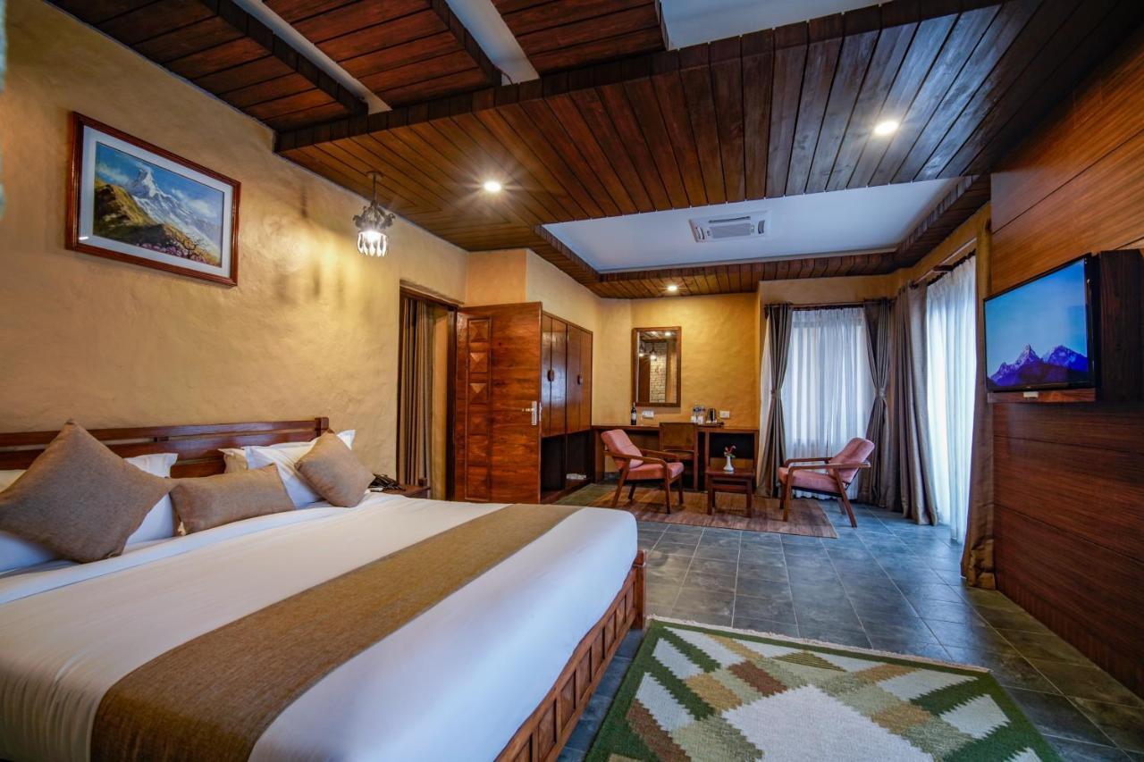 Bar Peepal Resort 博卡拉 外观 照片 Deluxe Suite