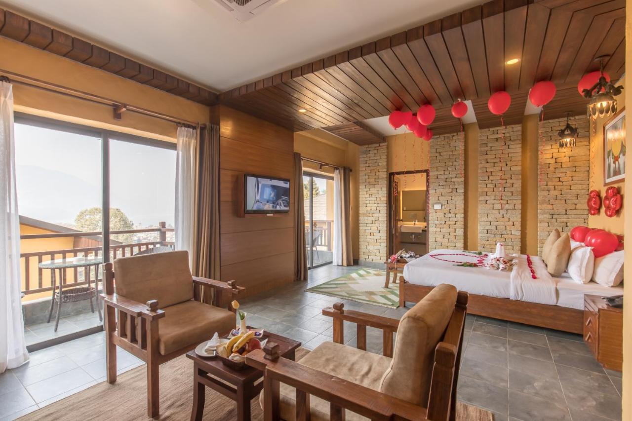 Bar Peepal Resort 博卡拉 外观 照片 Deluxe Suite