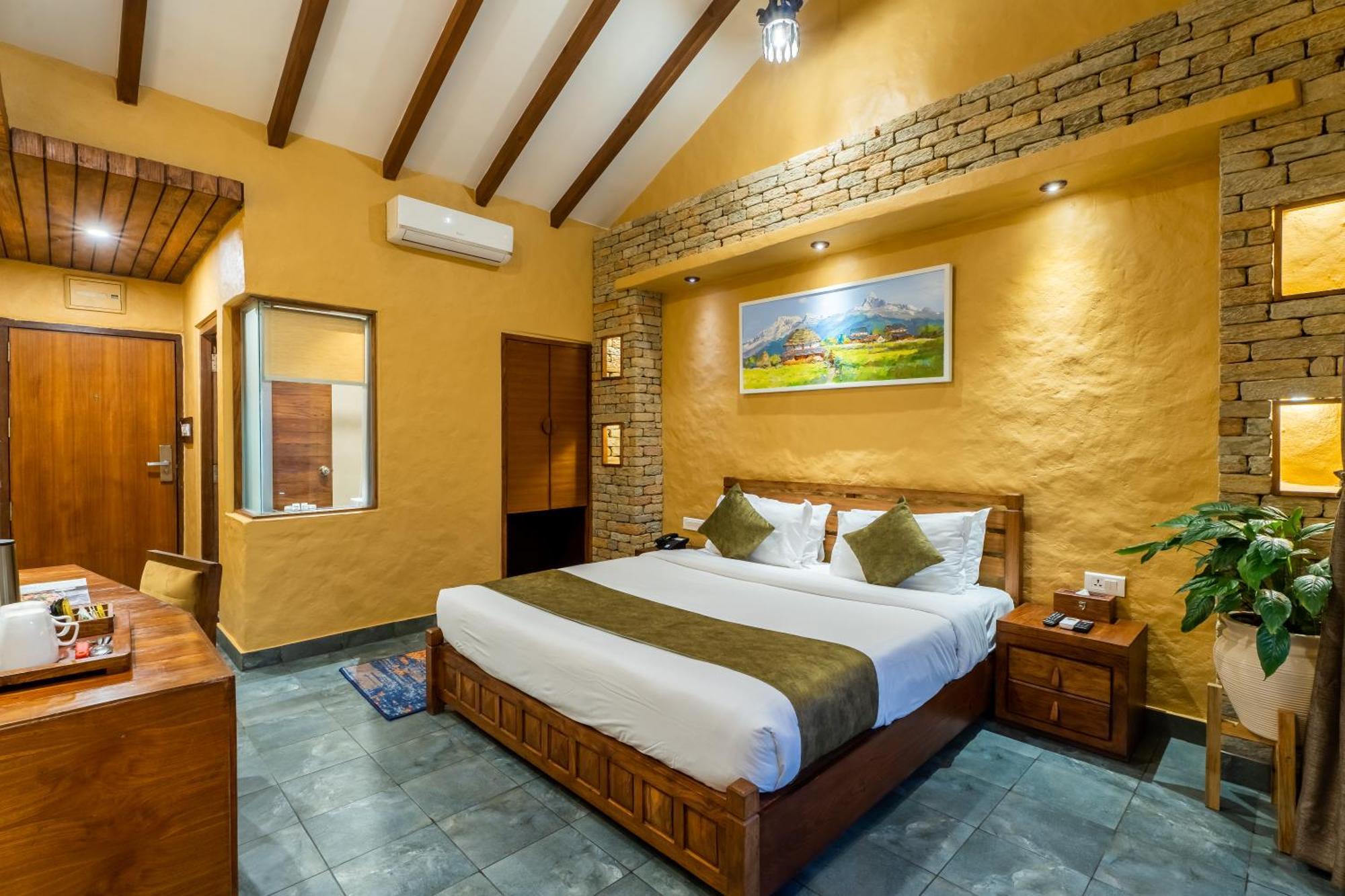 Bar Peepal Resort 博卡拉 外观 照片 Deluxe Room