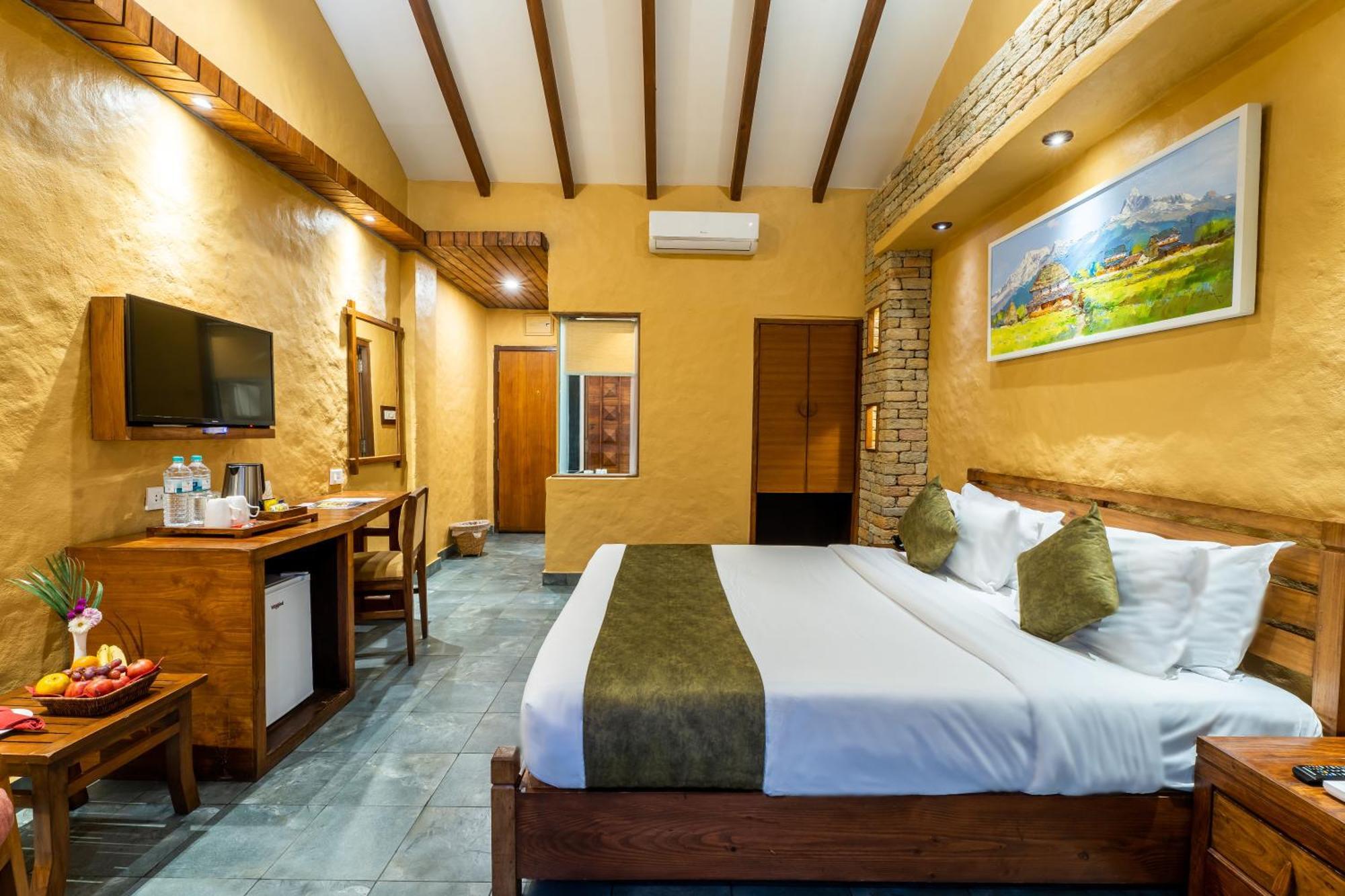 Bar Peepal Resort 博卡拉 外观 照片 Deluxe Room