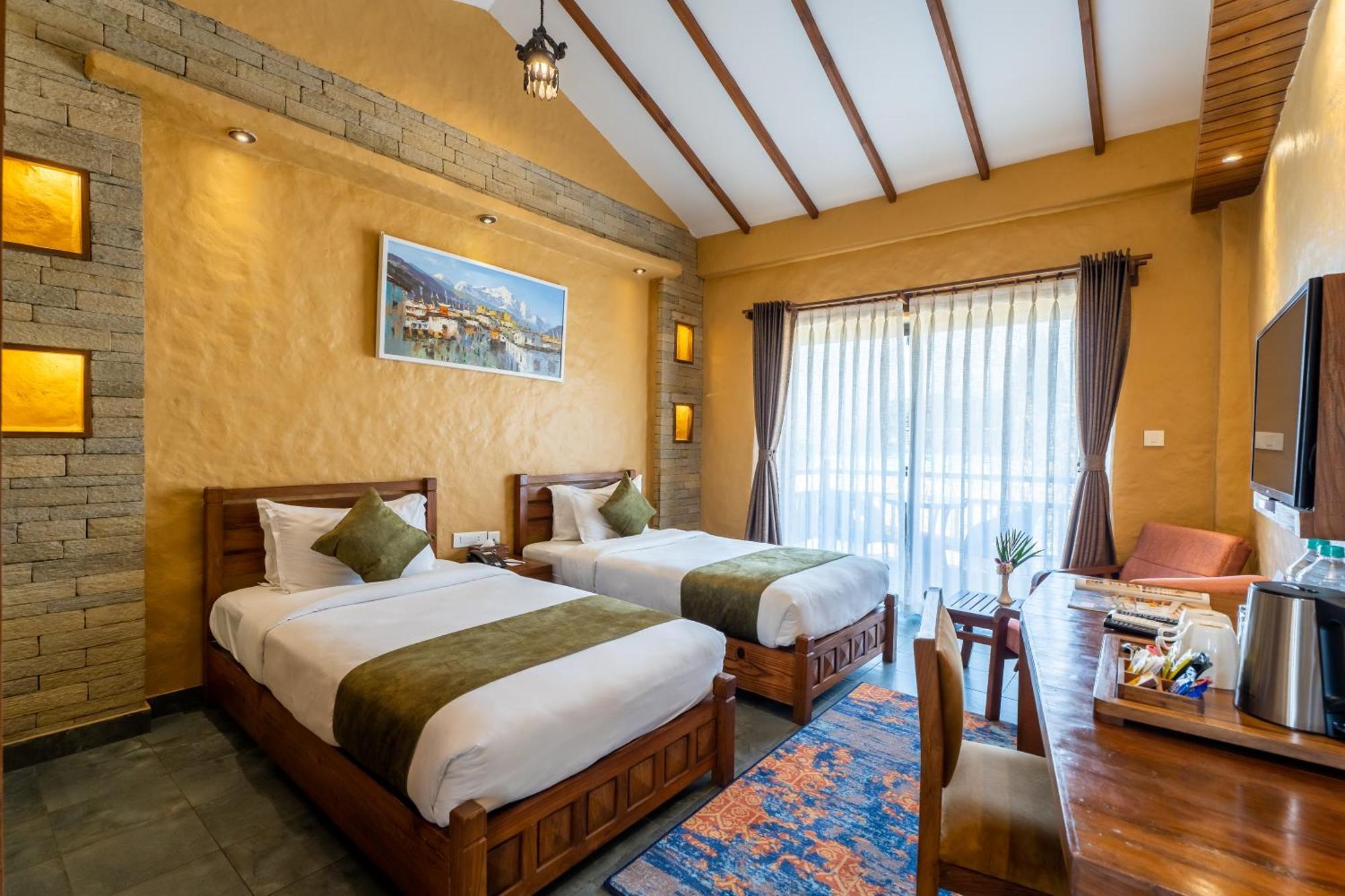Bar Peepal Resort 博卡拉 外观 照片 Deluxe Room