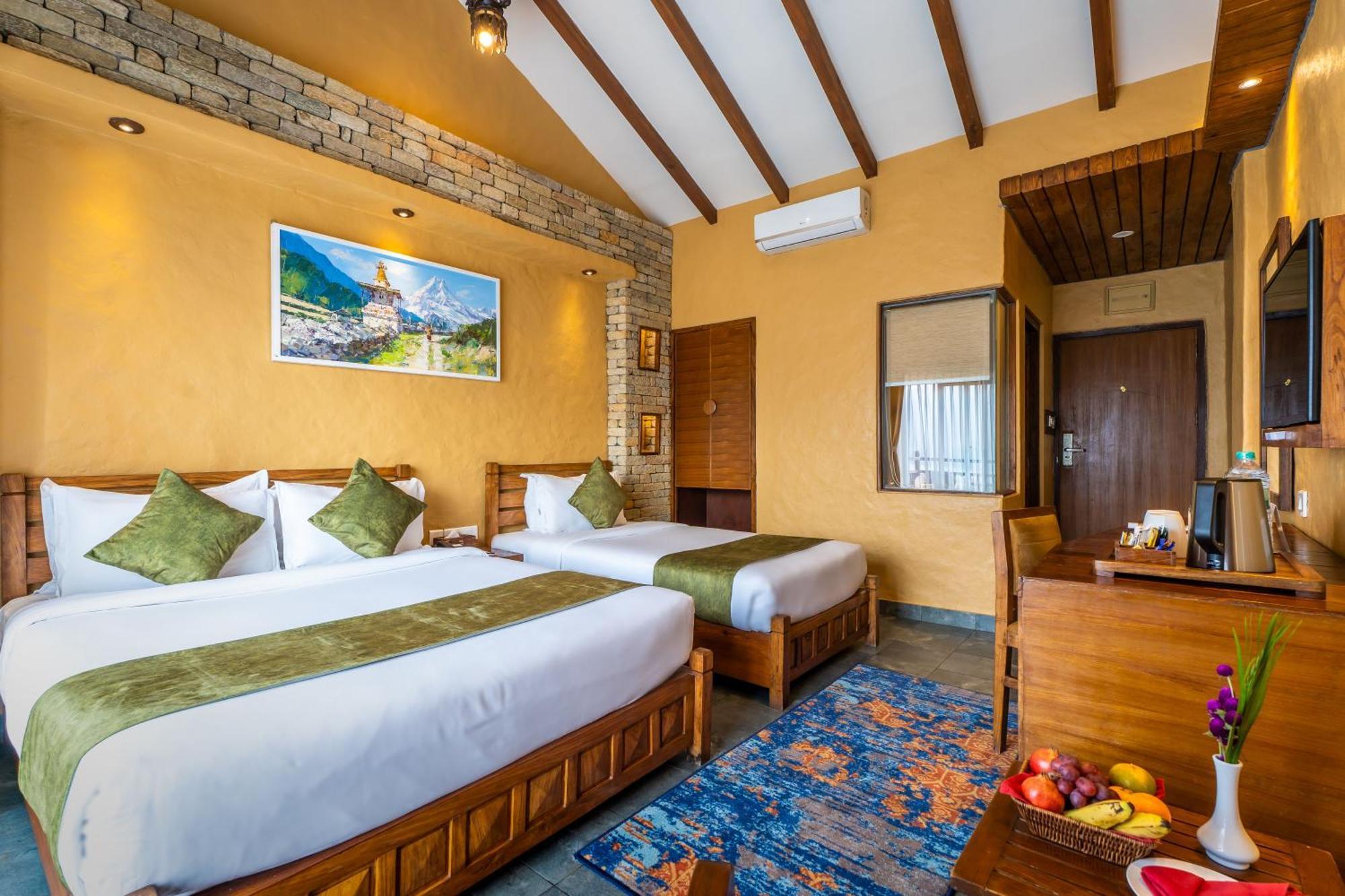Bar Peepal Resort 博卡拉 外观 照片 Deluxe Room