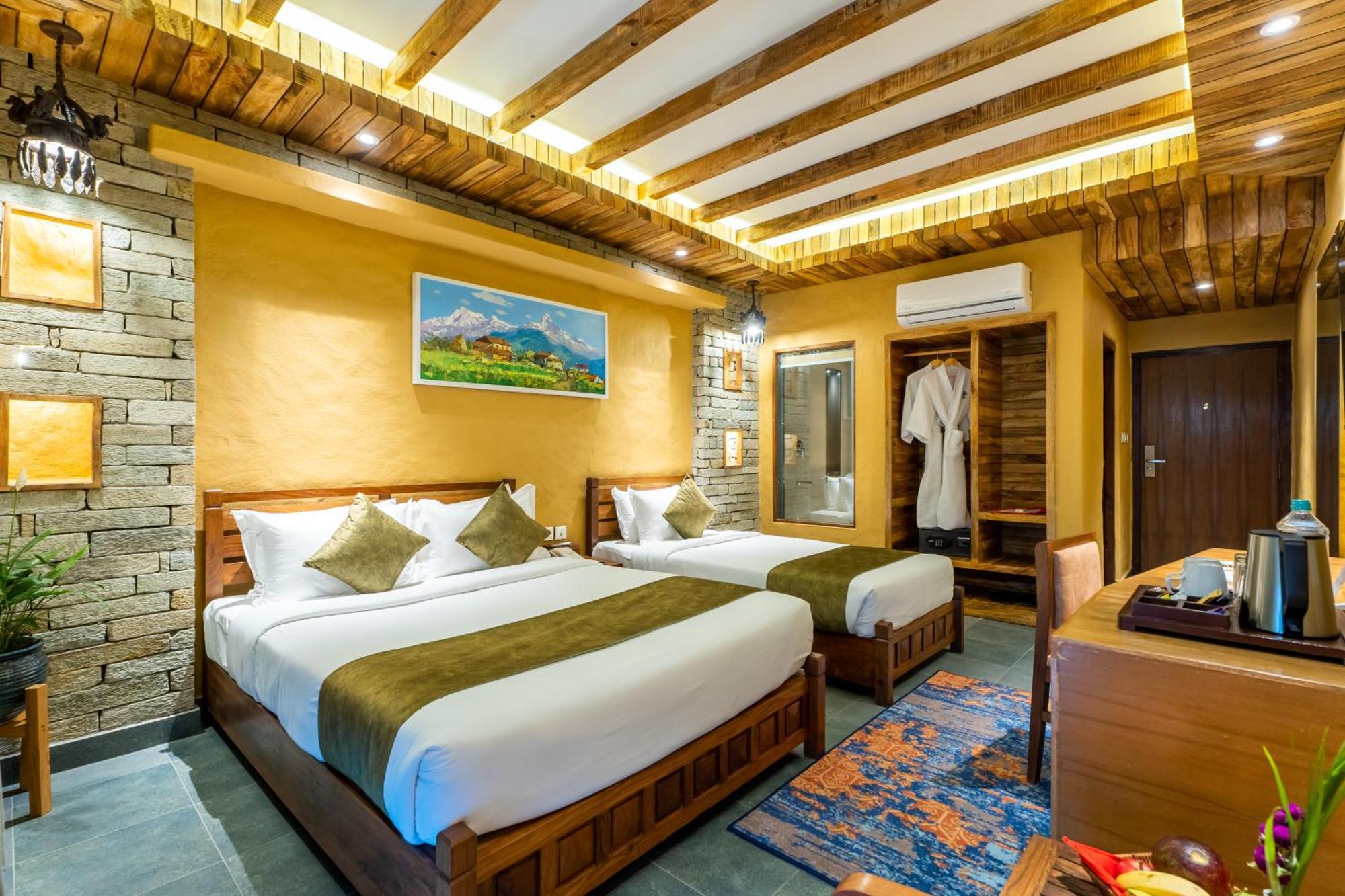 Bar Peepal Resort 博卡拉 外观 照片 Deluxe Room