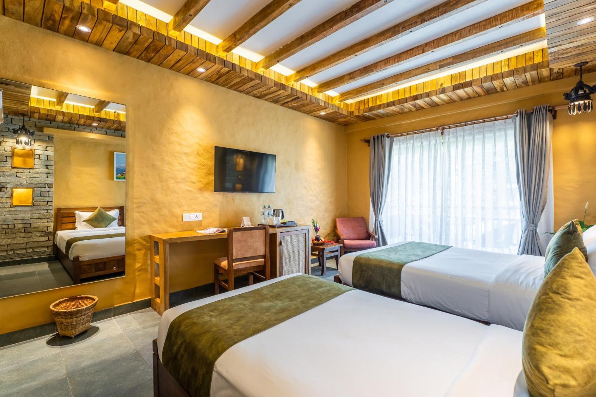 Bar Peepal Resort 博卡拉 外观 照片 Deluxe Room