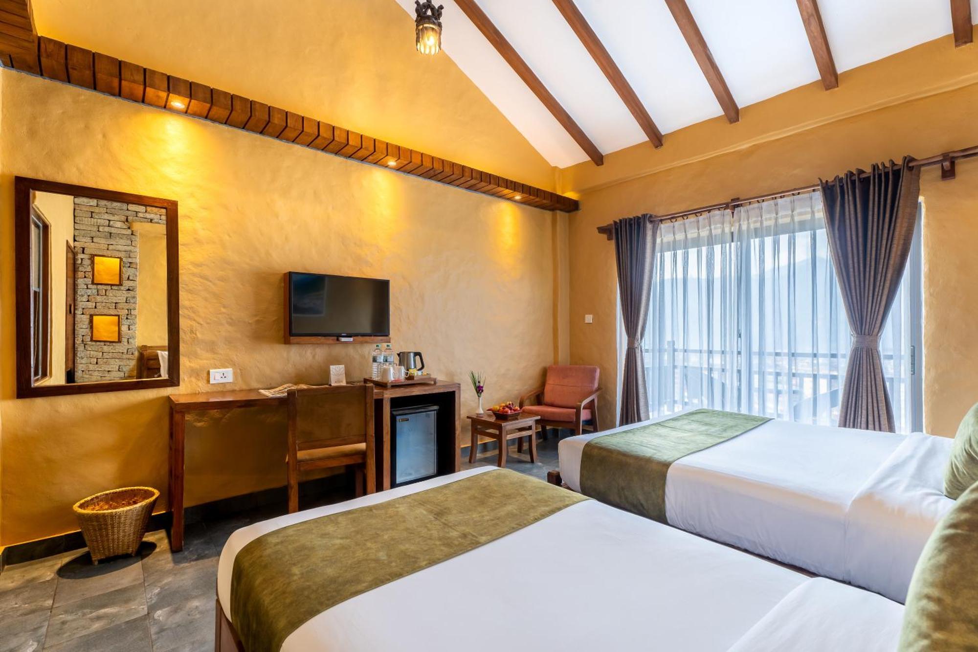 Bar Peepal Resort 博卡拉 外观 照片 Deluxe Room